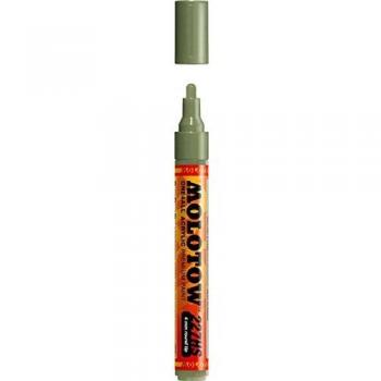 Marcador Permanente Molotow One4All 227 HS Recargable Punta 4mm Verde Amazonas Claro