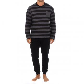 Pijama de manga larga BOLSILLO KL130155 para hombre