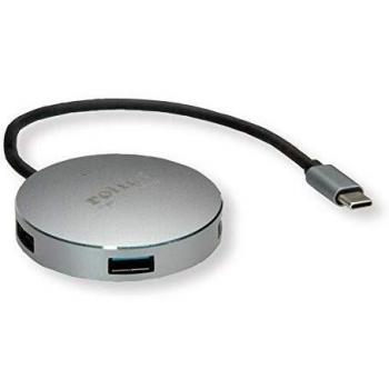 ROLINE USB 3.1 Gen 1 Hub - Cable de conexión tipo C