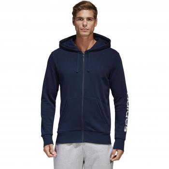 Adidas ESS Lin FZ Ft Sudadera, Hombre, Azul