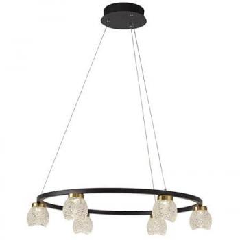 Lámpara de Techo LED FANY 6X5W 3000K Cristal Record
