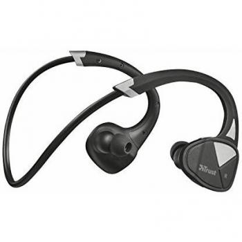 Trust Urban Velo - Auriculares Bluetooth inalámbricos, Color Negro