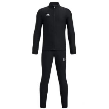 Chándal Under Armour Challenger negro niño - S, chándal para niños, color negro, incluye chaqueta y pantalones, material ligero y transpirable, diseño cómodo para actividades deportivas