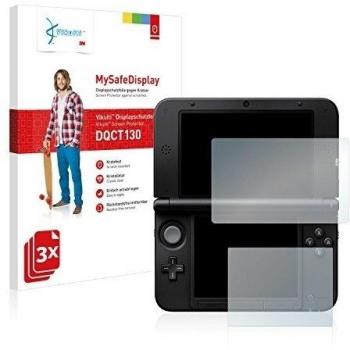 3x Vikuiti MySafeDisplay Protector de Pantalla DQCT130 de 3M para Nintendo 3DS XL SPM7800