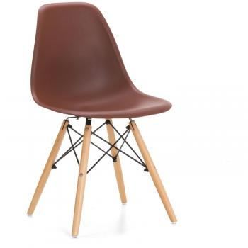 SuperStudio lo+demoda Wooden Silla, Haya, Marrón, 52x44.5x85.5 cm, 2 Unidades
