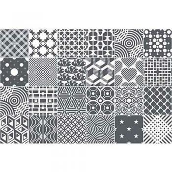 Ambiance-Live Azulejos de Cemento Adhesivos de Pared, 15 x 15 cm, 24 Unidades