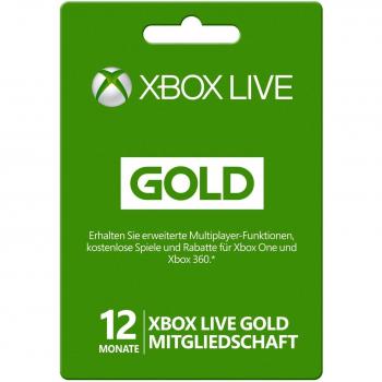 Xbox Live - Gold-Mitgliedschaft 12 Monate [Importación Alemana]