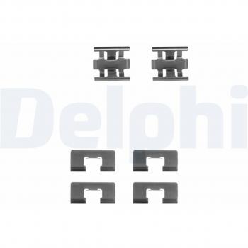 Kit de accesorios y pastillas de freno de disco DELPHI LX0196