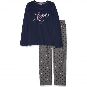 Esprit Clarissa Yg Pyjama 1/1, Pijama para Niñas, Gris