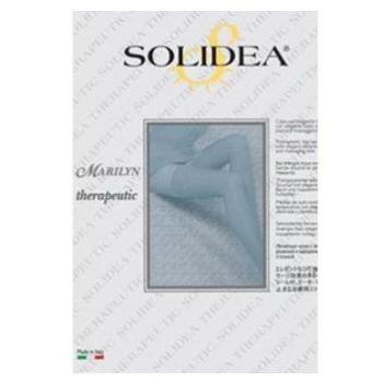 Medias de Compresión Fuerte Marilyn CL2 con Punta Abierta 25-32 mmHg Color Natural Talla L