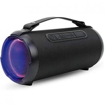 Altavoz Bluetooth portátil Denver BTG-408. USB, MicroUSB, AUX. Volumen 9,5W. Batería Recargable 1500mAh. Luces