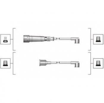 Juego de cables de encendido MAGNETI MARELLI 941319170089
