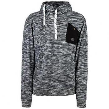 alife and kickin Pullover Vince Sweat - Sudadera con capucha para hombre, color gris, talla m