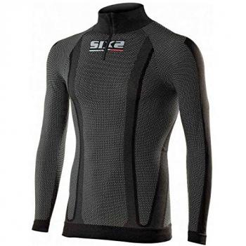Sixs TS13W Long Sleeve Thermal Base Layer Shirt Black/Red XL-XXL