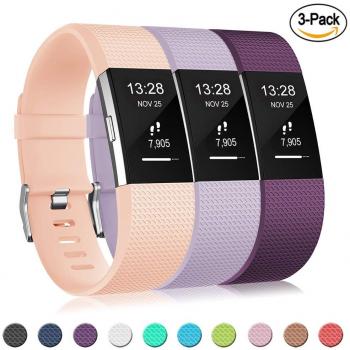 Gogoings para Correa Fitbit Charge 2 Pulsera Ajustable Correa de Reemplazo Deportivo Compatible con Fitbit Charge2 para Mujeres Hombres