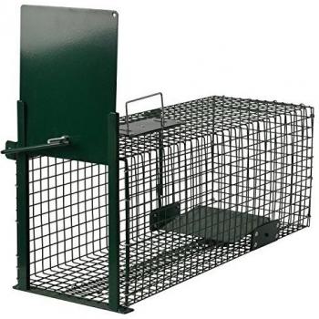 Moorland Safe 5001 Trampa Animales Vivos - Martas Conejos Ratas - 60x23x23cm Trampa de Alambre - Resistente al Tiempo