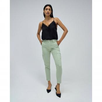 Pantalón pitillo de mujer Faith push in con bolsillos cargo Salsa Jeans