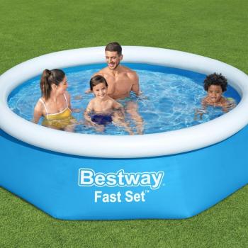 Piscina inflable redonda Bestway Fast Set 244x66 cm