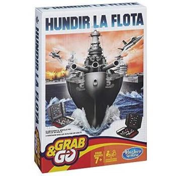 Hasbro Gaming- Hundir la Flota Viaje Gaming Travel Juego de Estrategia, Multicolor