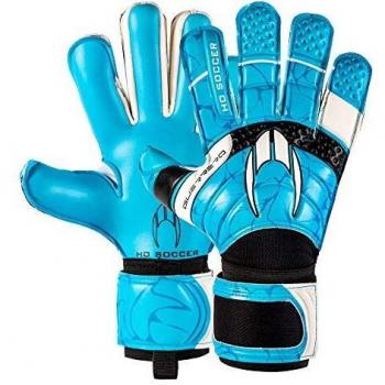 HO Soccer Premier Guerrero Hybrid Roll/Negative Guantes De Portero, Unisex niños, Azul/Negro/Blanco, 5