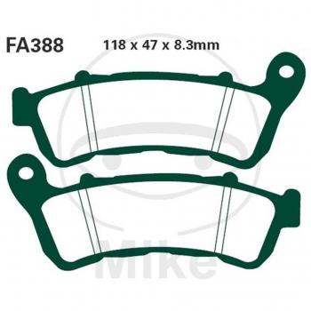 Pastilla de freno moto sinterizada EBC FA388HH