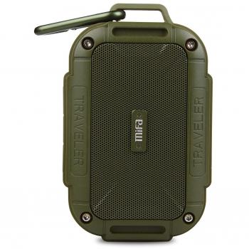 Altavoz Bluetooth MIFA F7 Verde, Resistente al Agua IPX6 con Sonido 360 y Manos Libres