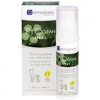 DERMOSCENT PYOCLEAN SPRAY PERRO Y GATO 50 ml Infecciones Cutaneas