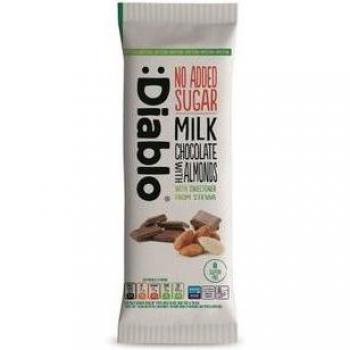 Diablo Chocolate con Leche y Almendras con Stevia 135g