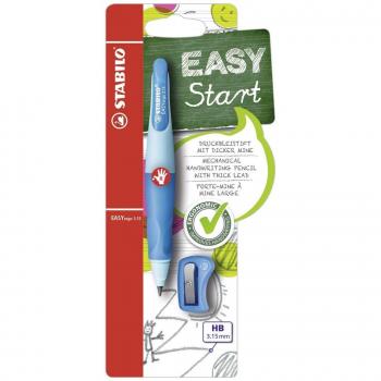 Portaminas ergonómico STABILO EASYergo START - Cuerpo azul - Modelo para DIESTROS