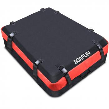 Aoafun Car Roof Bag Cargo Bag: 10 pies cúbicos de almacenamiento Box Roof Top Bag para viajes, viajes largos, vacaciones y equipaje Transporte