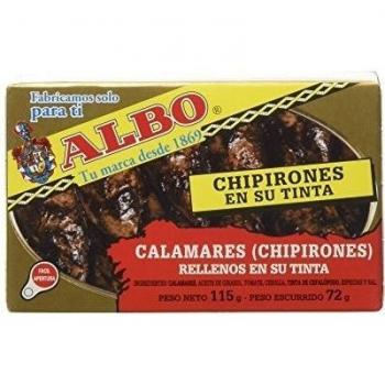 Albo Calamares Chimpirones Rellenos en su Tinta
