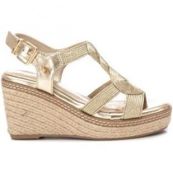 Sandalia de Cuña Xti para Mujer - Dorado (Altura cuña 10cm)