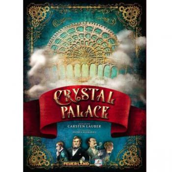 Crystal Palace - Juego de Mesa en Español, juego de mesa estratégico, 2 a 4 jugadores, duración de 90-120 minutos, temática steampunk y gestión de recursos