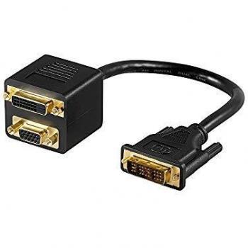Wentronic MMK ADAP 18+5 DVI-I > DVI-I + SVGA - Adaptador para cable