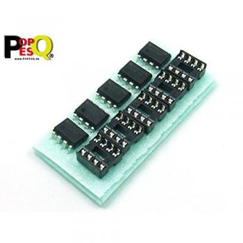 POPESQ® - 5 Piezas/PS x TL071 con/with DIP8 Zócalo/Socket Amplificador Operacional Op Amp #A1801