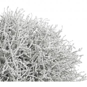 Esfera decorativa ciprés nevado Ø38 cm