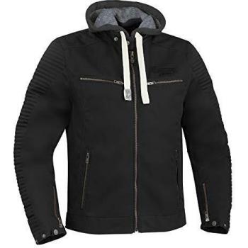 SEGURA MIGUEL BLACK MOTORCYCLE JACKET