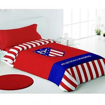 Atlético de Madrid. Juego Funda Nórdica de 3 piezas Oficial del Club. ATM 2018.