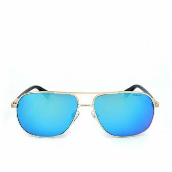 Gafas de sol Polaroid PLD 2074/S/X para hombre con lentes doradas de 60 mm