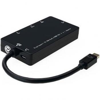 Adaptador Mini DisplayPort a DVI/HDMI/VGA con Audio y Alimentación USB-C