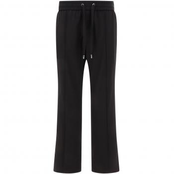 Dolce & Gabbana Men's Tecno Drawstring Trousers in Black, Size 50