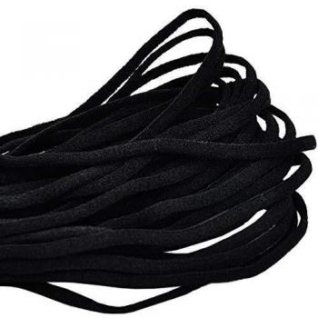 TEFIRE 3mm Cordón elástico Cinta de carrete plano Tela Cintas elásticas para coser Ropa de ocio creativa DIY.
