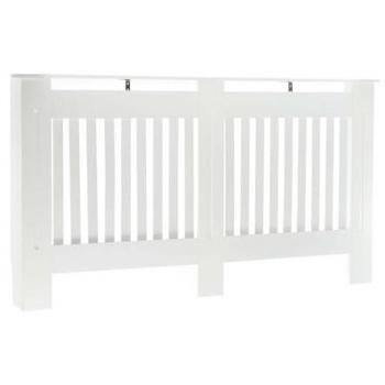 Cubre Radiador Moderno Toboli Blanco 172x19x82cm MDF