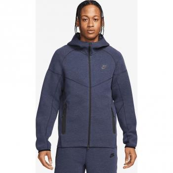 Nike Tech Fleece Windrunner - Men Hoodies - Blue - Size: Extra Small