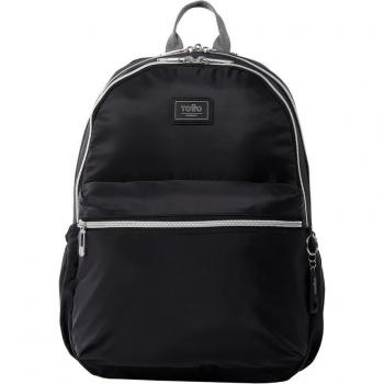 Mochila Totto España Aynatto Negro - Mochila Urbana con Diseño Moderno y Funcional