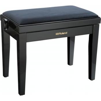 Roland RPB-220PE-US Polished Ebony Piano Bench with Velour Seat