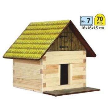 Kit de Montaje en Madera de Pino Baita del Fieno Walachia - Número 07