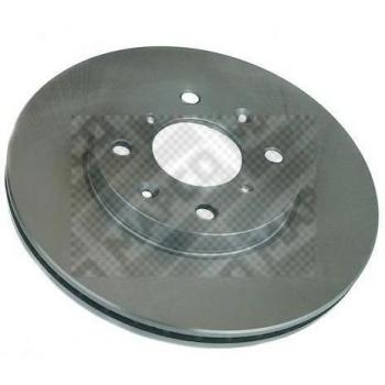 Disco de freno MAPCO 25599 ventilado para eje delantero, compatible con OPEL Agila B y SUZUKI Swift III/Splash