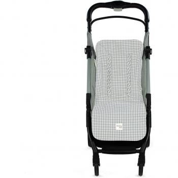 Walking Mum Colchoneta Silla Paseo I Love Vichy Gris