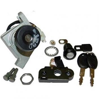 KIT SERRATURE CON CHIAVE DERBI 50 100 125 250 ATLANTIS GP1 LOCKS SCOOTER